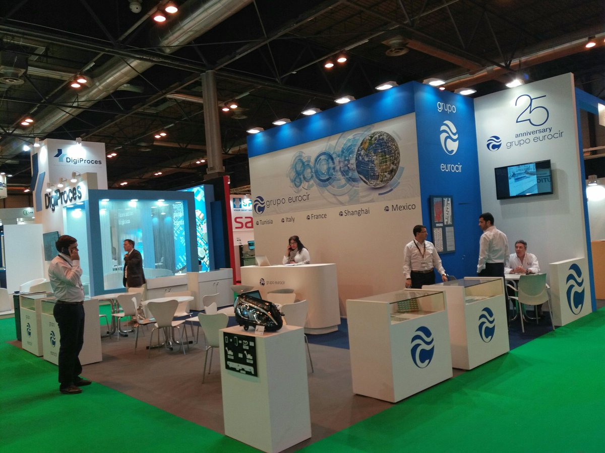 desalonsbcn's tweet photo. Visita el stand de Eurocir! diseñado, producido y montado por Desalons en #matelec2016 !! y en una semana nos vamos a Múnich !! #electronica https://t.co/kIR7IhEbhn