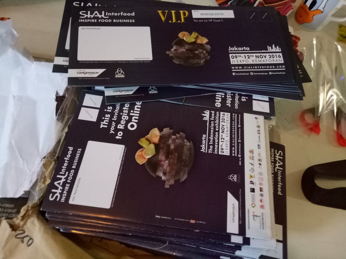 Bagi rekan yg mau lihat pameran Sial interfood ..metro Kitchen buka stand..ada undangan free wa: 081237660999