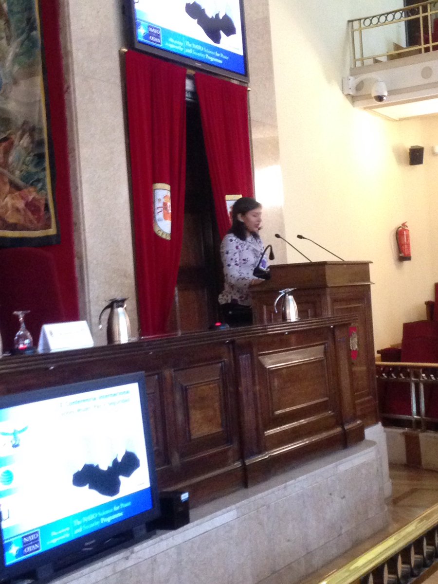 crisfifi's tweet photo. @giwps Mayesha Alam "for a peace to be legitimate people needs to feel they have voice" @NATO_SPS @1325UNSCReload https://t.co/wU8O2Y2Tye