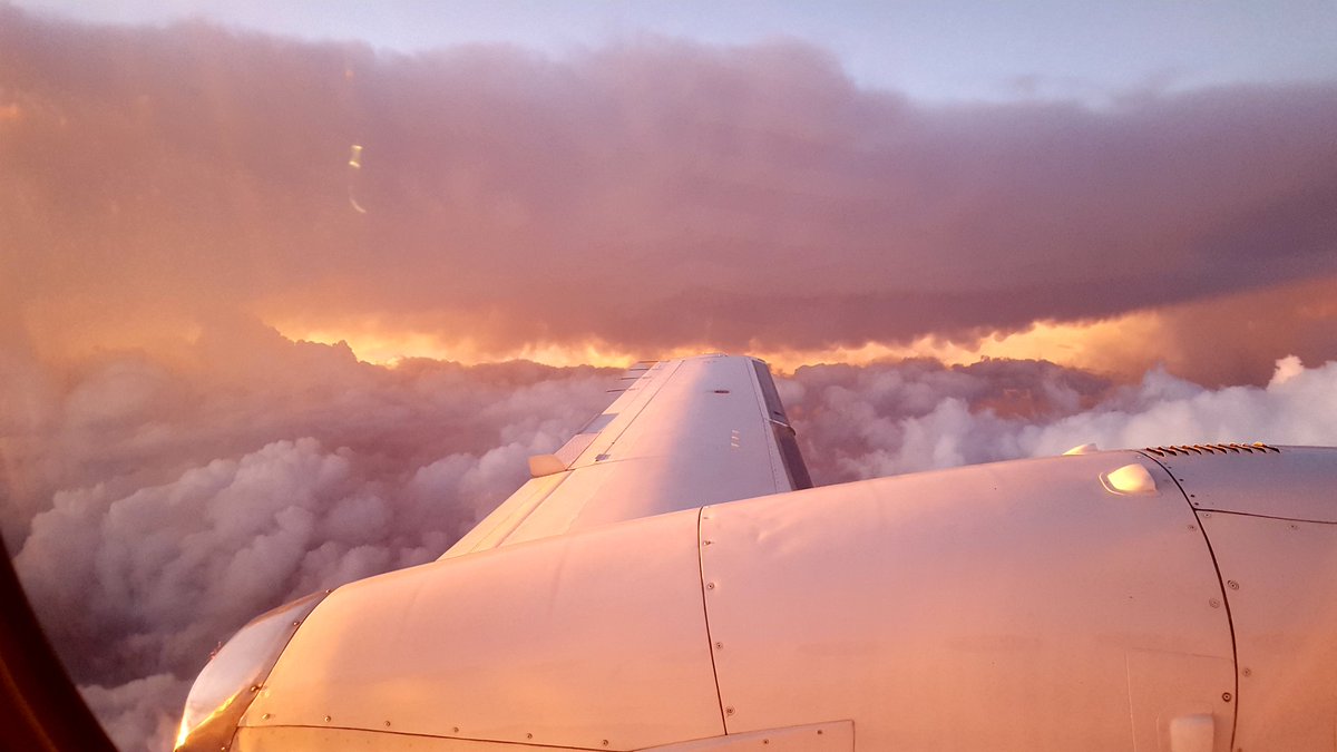 Like the sky was on fire! #travel #flights #southafrica