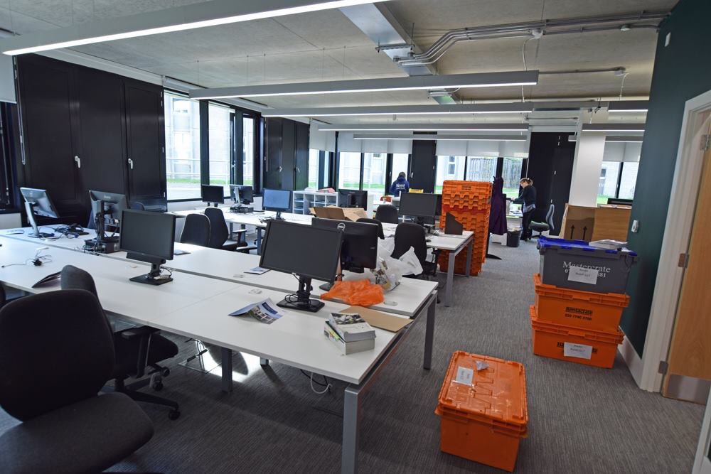 KentLawCampaign's tweet photo. It was a very exciting day for @Kentlawclinic yesterday - they moved into the Wigoder Law Building! https://t.co/GO1xXlofJx