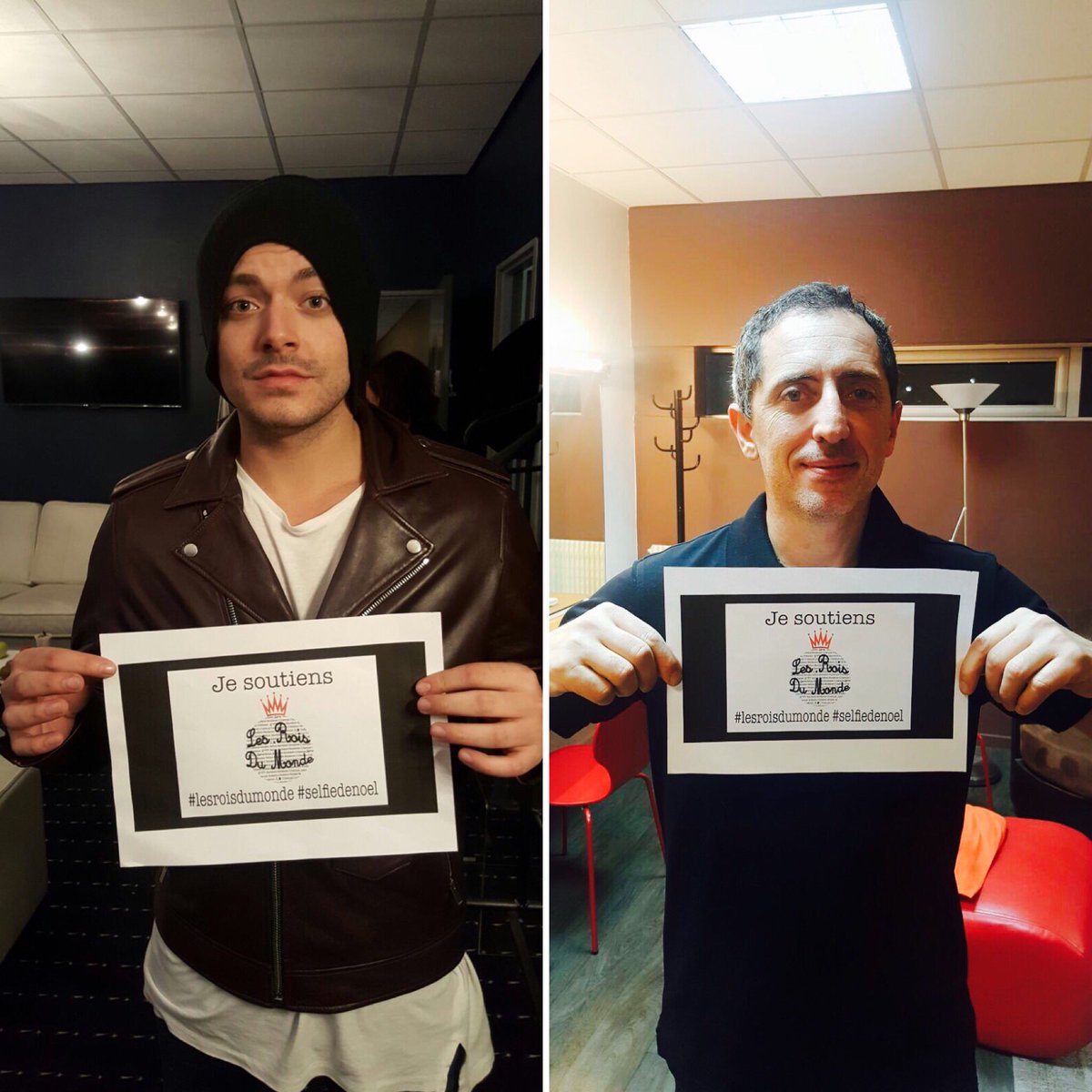 LESROISDUMONDE's tweet photo. #ToutEstPossible #merci @gadelmaleh et @kevadamsss de nous soutenir #unephotouncadeau https://t.co/ZVXsESPEUW