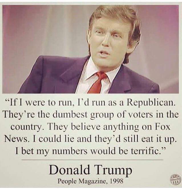 Danbluesnbooze's tweet photo. @realDonaldTrump 
you've heaped lies upon lies cocksucker.

@Trevornoah @TheDailyShow @TheLewisBlack @billmaher @halfblind1989 
#TrumpAFact https://t.co/OuzdplsGPo