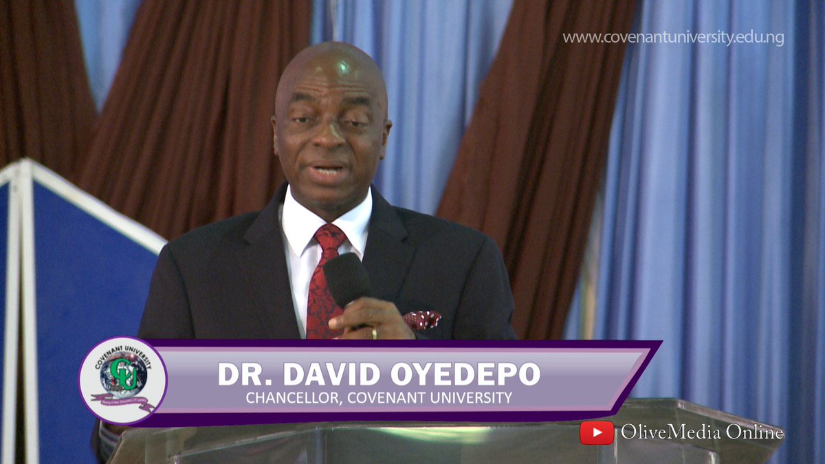 CovUniChapel's tweet photo. Again in this service we are blessed with the presence of our dear chancellor. @DavidOyedepoMin #Thursday_Service #TheWord https://t.co/1M4eNA5If6