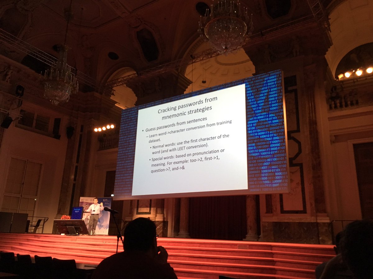 michael_w_hicks's tweet image. Ninghui Li: you can't evaluate a new password strategy with existing cracking tools. He re-evaluates with very interesting results #CCS16
