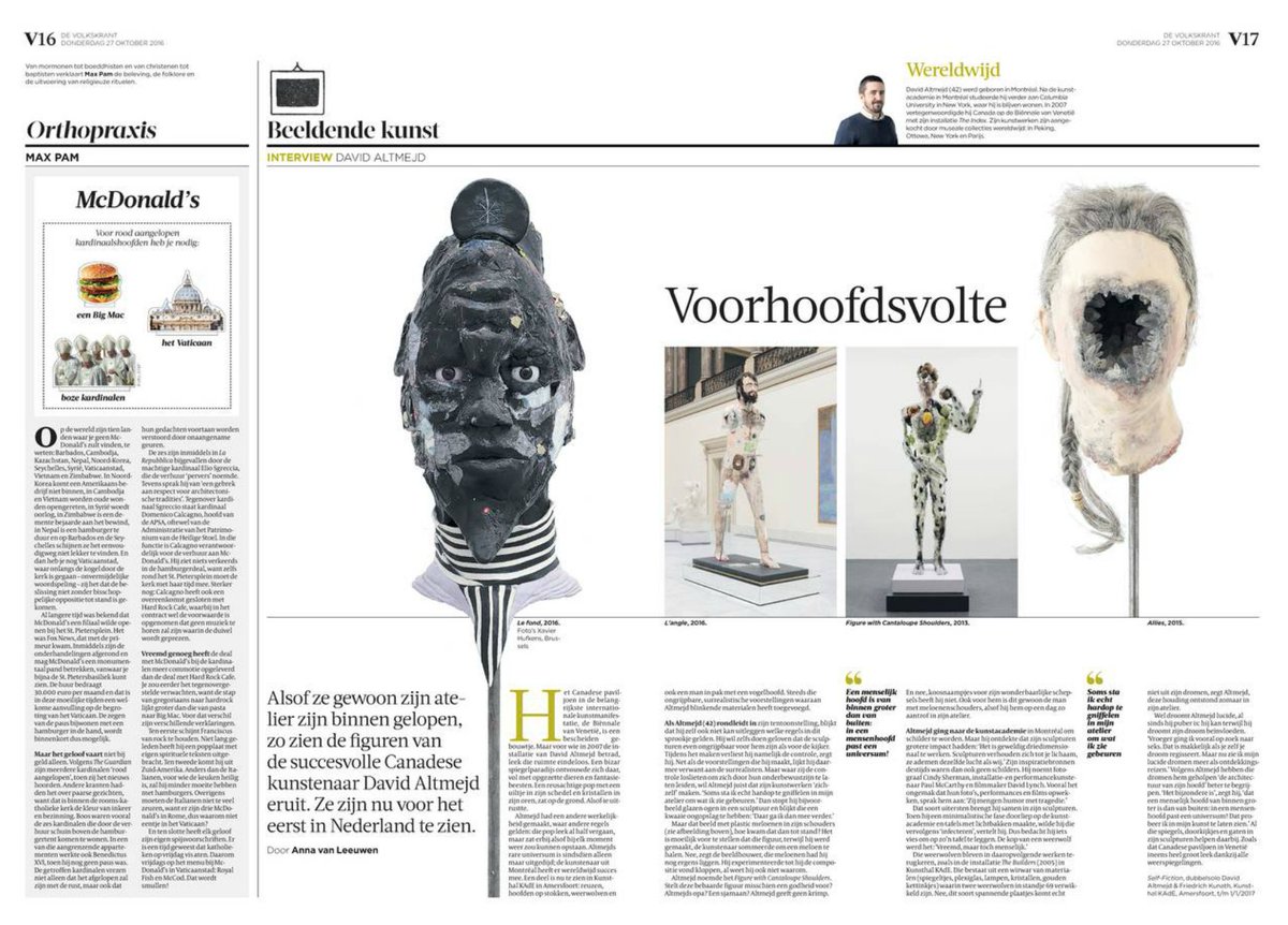 Kunsthal KAdE (@kunsthalkade) on Twitter photo Vandaag in <a href="/de/">Dan Edwards</a> <a href="/volkskrant/">de Volkskrant</a> Self-Fiction. <a href="/DavidAltmejd/">David Altmejd</a> Koop die krant! Copyright de Volkskrant en <a href="/annavanleeuwen/">Anna van Leeuwen</a> Vandaag in <a href="/de/">Dan Edwards</a> <a href="/volkskrant/">de Volkskrant</a> Self-Fiction. <a href="/DavidAltmejd/">David Altmejd</a> Koop die krant! Copyright de Volkskrant en <a href="/annavanleeuwen/">Anna van Leeuwen</a>