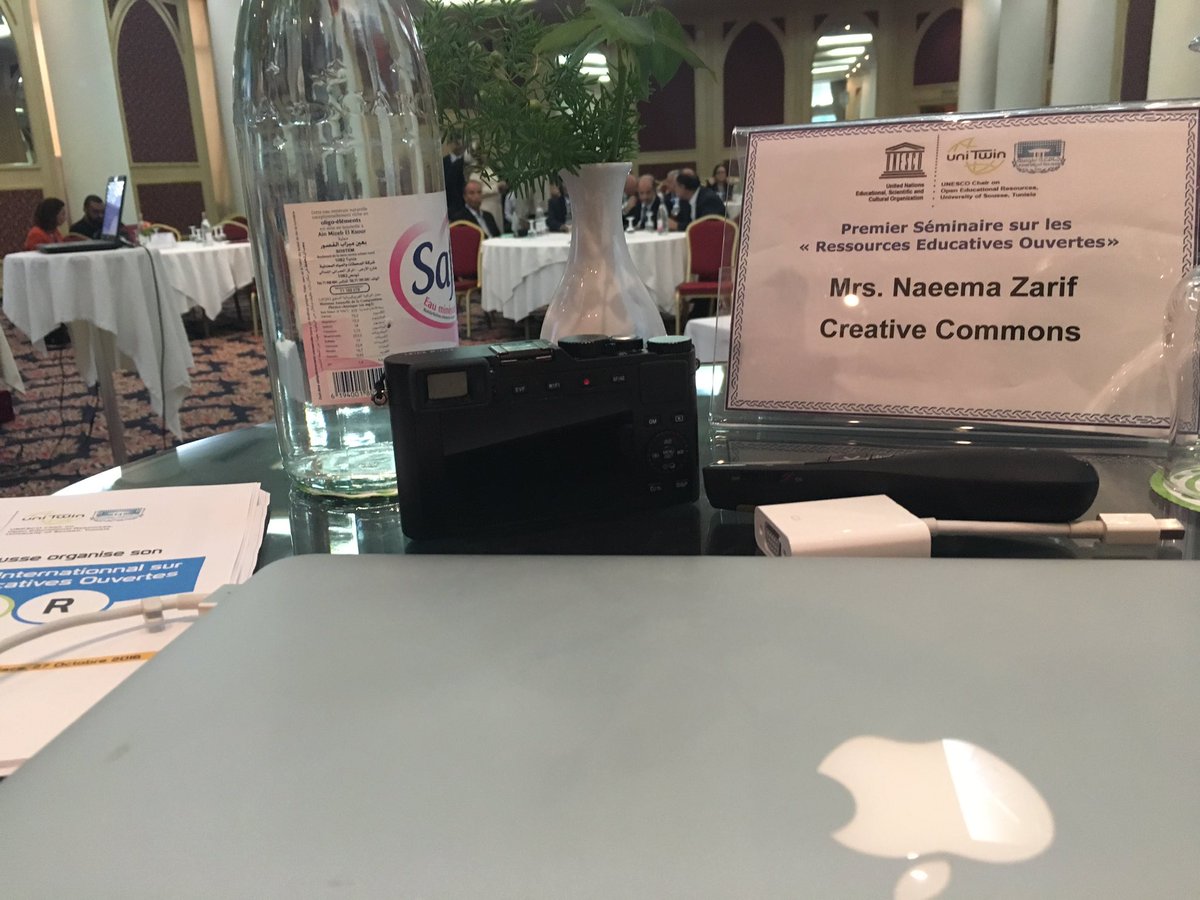 Naeema's tweet photo. #OER seminar &amp; #OAWeek2016 about to kick off at Sousse University in #Tunisia https://t.co/k2t7H8LbxR