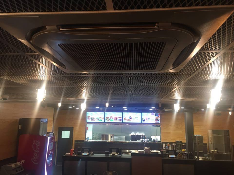 LeechGroupServ's tweet photo. Have you visited the new @BURGERFI  yet? It wasn't that long ago we were doing a complete design and installation! #BurgerFi #HVAC https://t.co/ezMjpBoKi2
