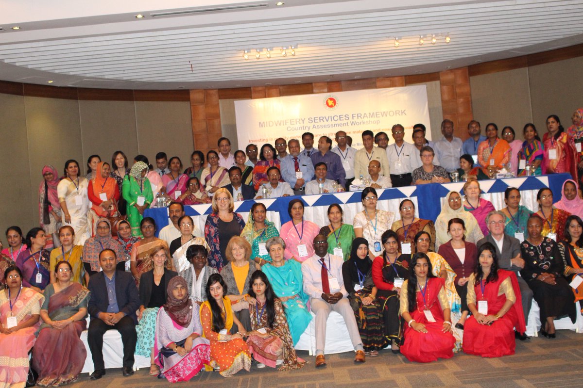 world_midwives's tweet photo. It's a wrap! Midwifery Services Framework country assessment workshop concluded. @UNFPABangladesh @ICMPresident @ICMFrancesG @joymarini https://t.co/RkKK9oG58o