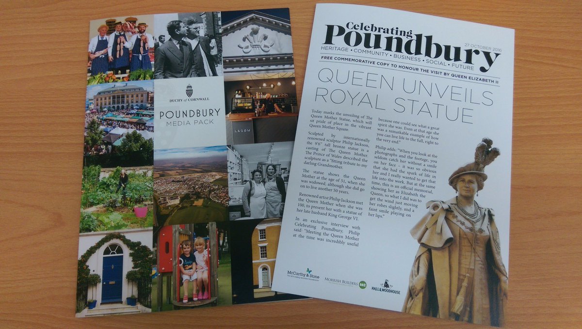 ADPdorset's tweet photo. #Poundbury a Big Royal Visit proud to have been given the Job for  printing the #mediapacks and leaflets @DorchesterCFB @PoundburyMap https://t.co/hklTsYUKTV