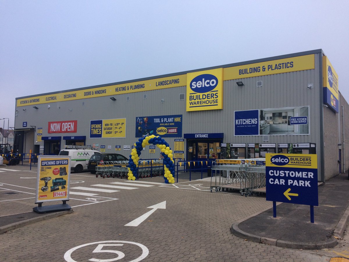 SelcoBW's tweet image. It's official launch day of our 45th UK branch in Mitcham. Be great to see tradesmen at Mitcham Industrial Estate, Streatham Road (CR4 2AP).