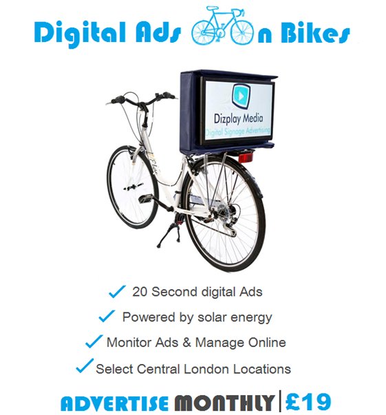 @Nerd_Matthias Dizplaymedia is an innovative startup #SolarAdBike advertising small medium enterprises in #London
 dizplaymedia.com