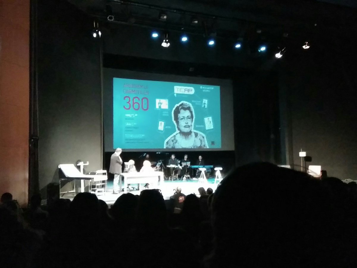 CAPNordIgd's tweet photo. Avui estem a la #jornadaTICAP  aprenent com les noves tecnologies ens poden ajudar a millorar la salut i autonomia dels usuaris @TicAificc https://t.co/nROmvT0s2Y