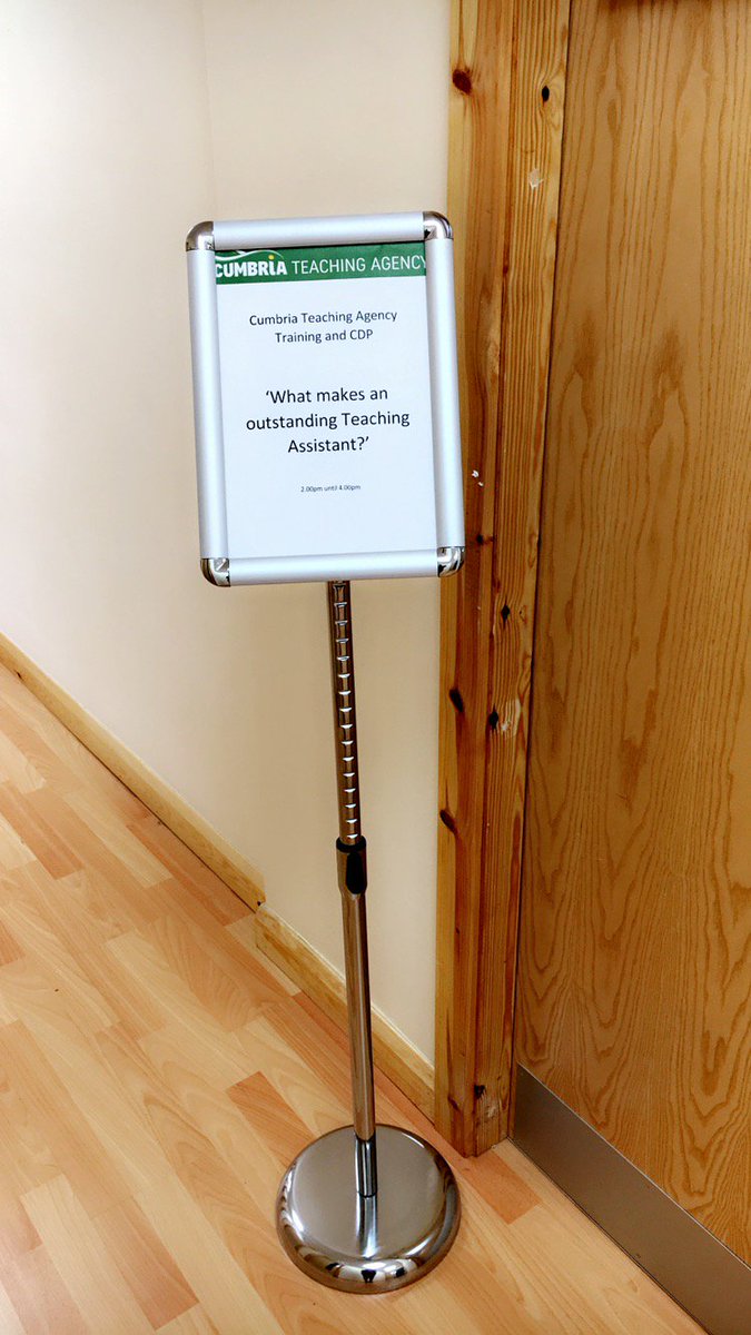 Cumbriateaching's tweet photo. Preparing for our Teaching Assistant training today.
'What makes an outstanding Teaching Assistant?' 
Have you booked a place? https://t.co/wot7PCwcVA