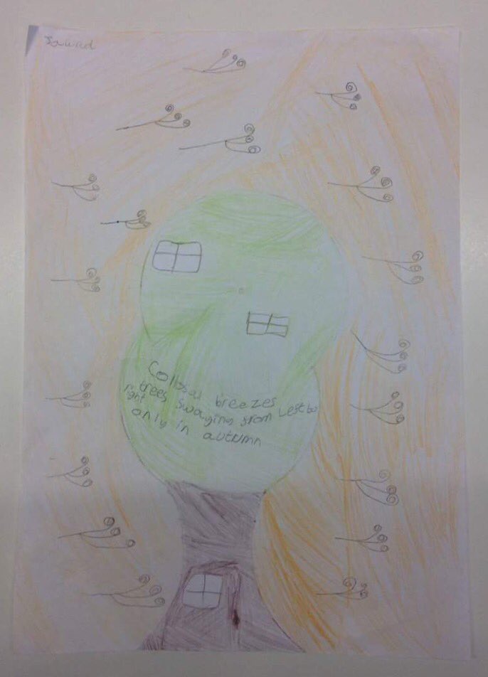 HackneyTuition's tweet image. Jawad and Mark won writing their own Haiku poem that describes the autumn season! Well done to both :)