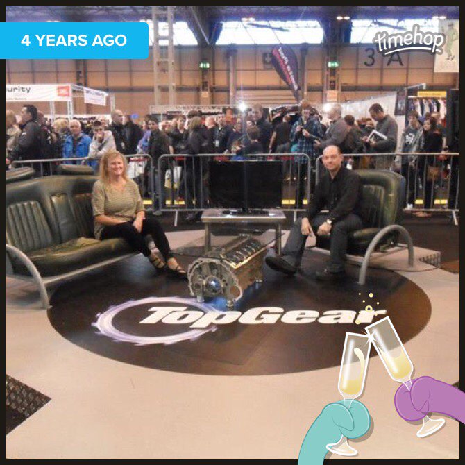 skybluechick72's tweet photo. @Dicky72 4 years ago today since we said #Meanwhile many times!! Great day out #TopGearLive #BirthdayTreat https://t.co/6dt7qfGQaR