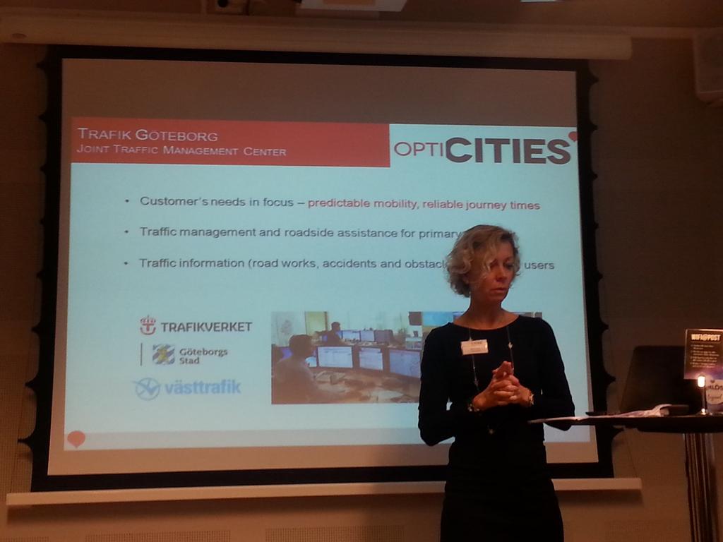 OPTICITIES's tweet photo. What transport users in #Gothenburg want: predictable journey times and reliable travel information #OPTICITIES #ITS https://t.co/LsOoc9MiYn