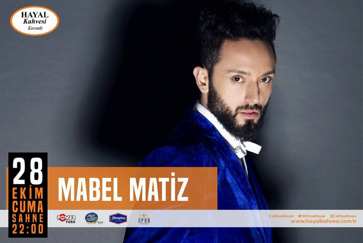28 Ekim'de <a href="/mabelmatiz/">Mabel Matiz</a> <a href="/HayalKocaeli/">Hayal Kahvesi Kocaeli</a>'de! RT'leyen 3 üniversiteliye çift kişilik bilet hediye!