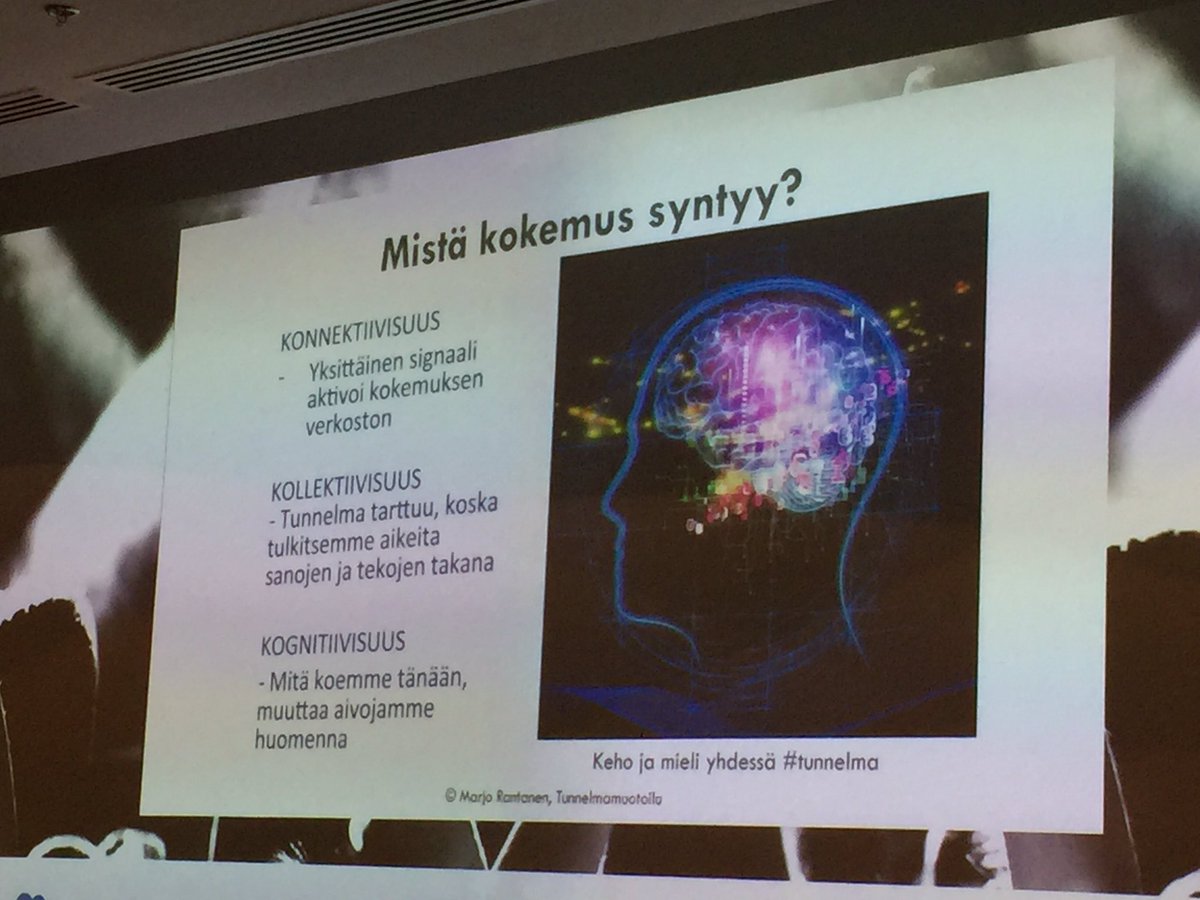 HennaKaari's tweet photo. Asiakaskokemuksesta puhutaan, mutta miten ihminen muodostaa kokemuksen? #cemhki #cxpa #tunnelmamuotoilu https://t.co/iZGDPrXsWo
