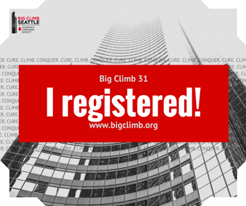 coltonsarmy620's tweet photo. Today is the day to register for @BigClimb! Online starting at 9am PDT https://t.co/2JprhTDfJ5 #coltonsarmy #climbconquercure https://t.co/U1cZuz9IHW