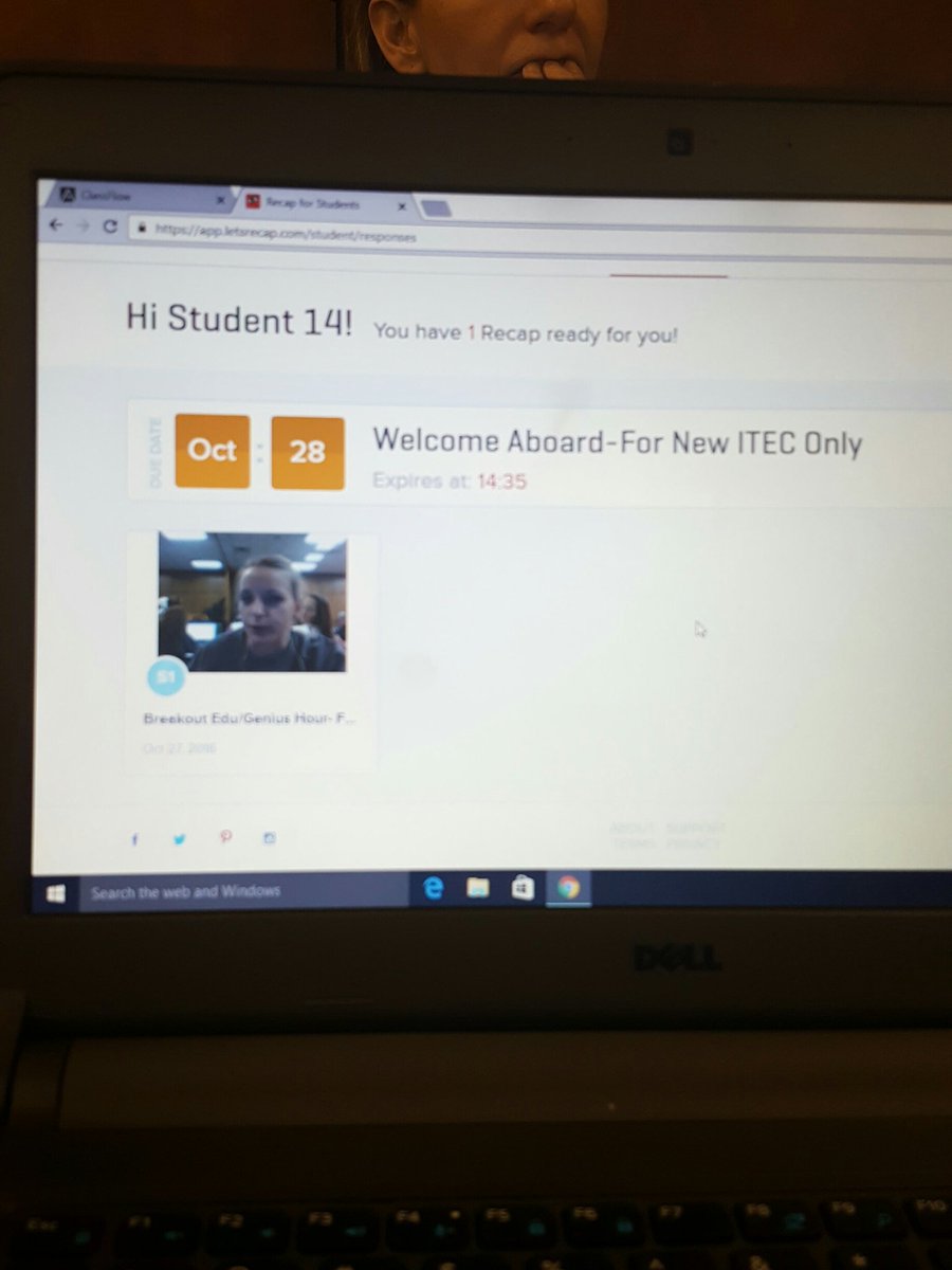 wbrown3313's tweet photo. Ya'll... We will be "Recapping" like fools now! 
Can't wait to show my tech students this tool! @CPSB_TTC #ITECFALL2016 https://t.co/wuaBuQpN9p