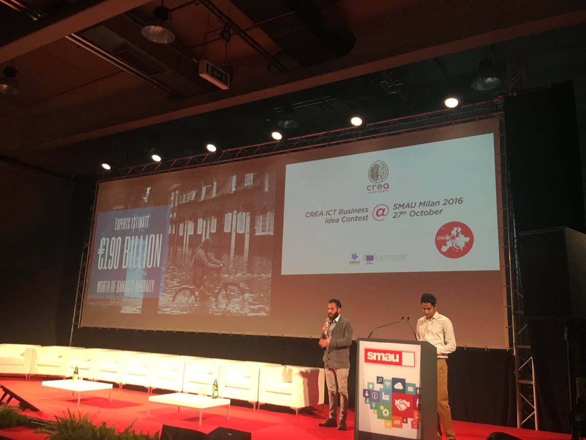 CreaAcademy's tweet photo. Floud: the first cloud based floor detection system. #CREA2016 #SMAU2016 https://t.co/gLdXXyr3Ib