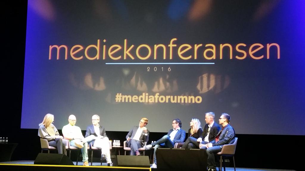 tfred's tweet image. Knallgod debatt om omstilling og kamp i mediebransjen😊 Bra panel og meget bra debattleder @Bergestuen  #mediaforumno