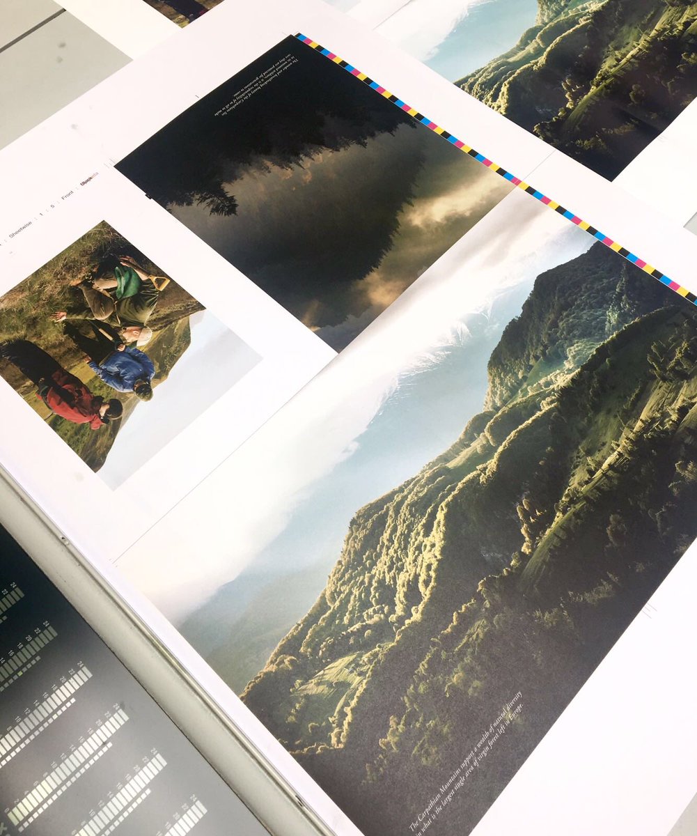 Fascinating day on press at <a href="/OpalPrint/">Opal</a> today printing the new The European Nature Trust brochure. Great images by <a href="/ktjanewood/">Katherine Jane Wood</a> again.