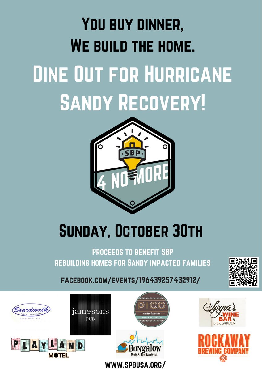 SBP - New York (@rockawayfriends) on Twitter photo Hey <a href="/PicoRestaurant/">Pico Rbny</a> <a href="/SayrasWineBar/">Sayra's Wine Bar</a> <a href="/Rockawaybrewco/">RockawayBrewingCo</a> <a href="/JamesonsPubNY/">Jamesons Pub</a> We are so excited to see you on Sunday! facebook.com/events/1964392… #4NoMore Hey <a href="/PicoRestaurant/">Pico Rbny</a> <a href="/SayrasWineBar/">Sayra's Wine Bar</a> <a href="/Rockawaybrewco/">RockawayBrewingCo</a> <a href="/JamesonsPubNY/">Jamesons Pub</a> We are so excited to see you on Sunday! facebook.com/events/1964392… #4NoMore