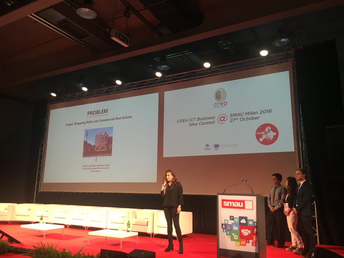 CreaAcademy's tweet photo. SmartS introduce a new concept for an in-store selling and shopping experience! #CREA2016 #SMAU2016 https://t.co/QPwKsUEgZO