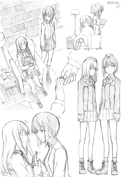 ガルパン大変面白かったです。(˘ω˘)っまほエリ 