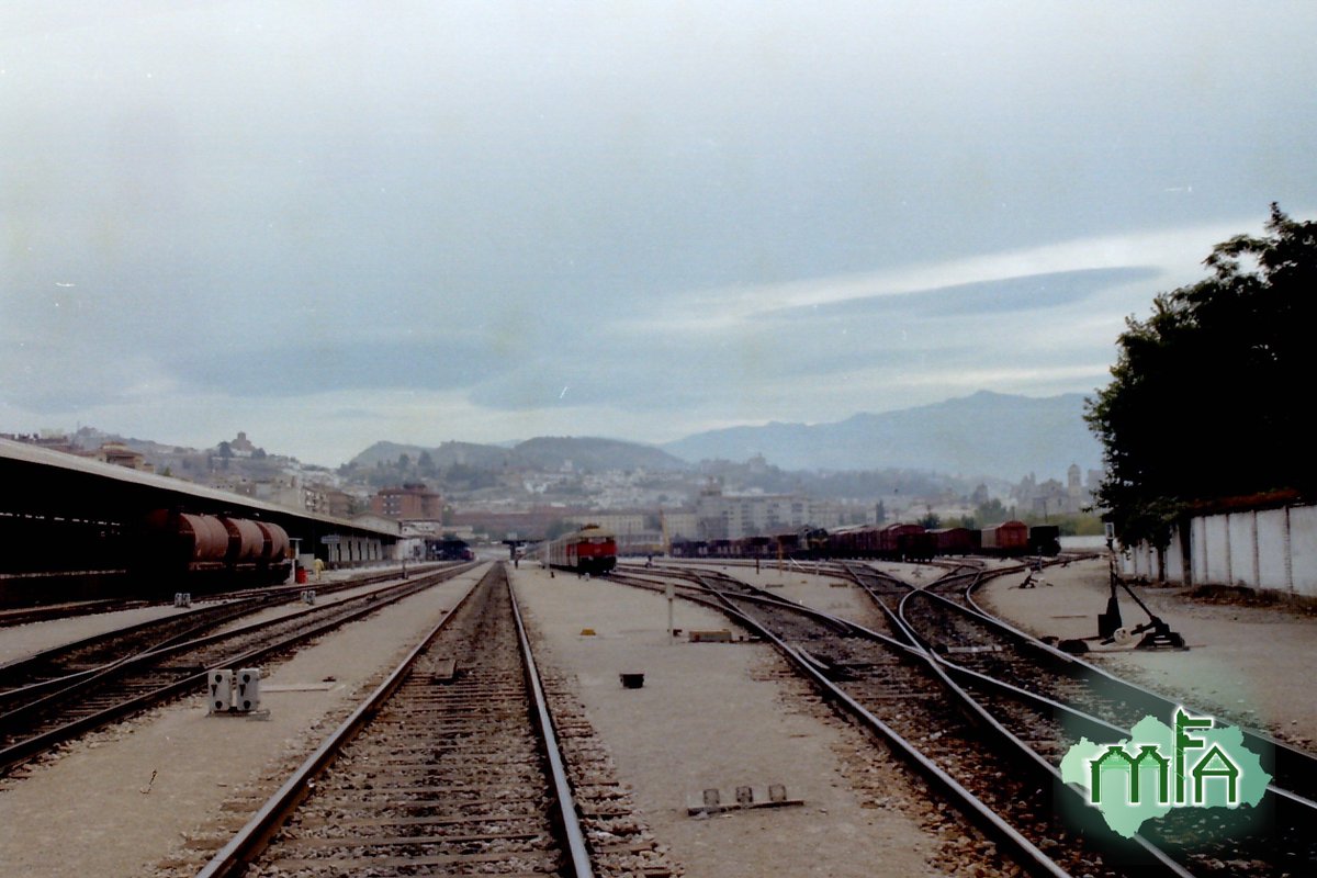 Vistas de la estación de Granada.