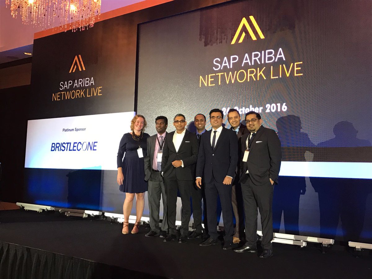 BristleconeSCC's tweet photo. Team @BristleconeSCC at #SAPAribaLive. #NetworkLive @SAPAriba https://t.co/lT7OEOJC4l