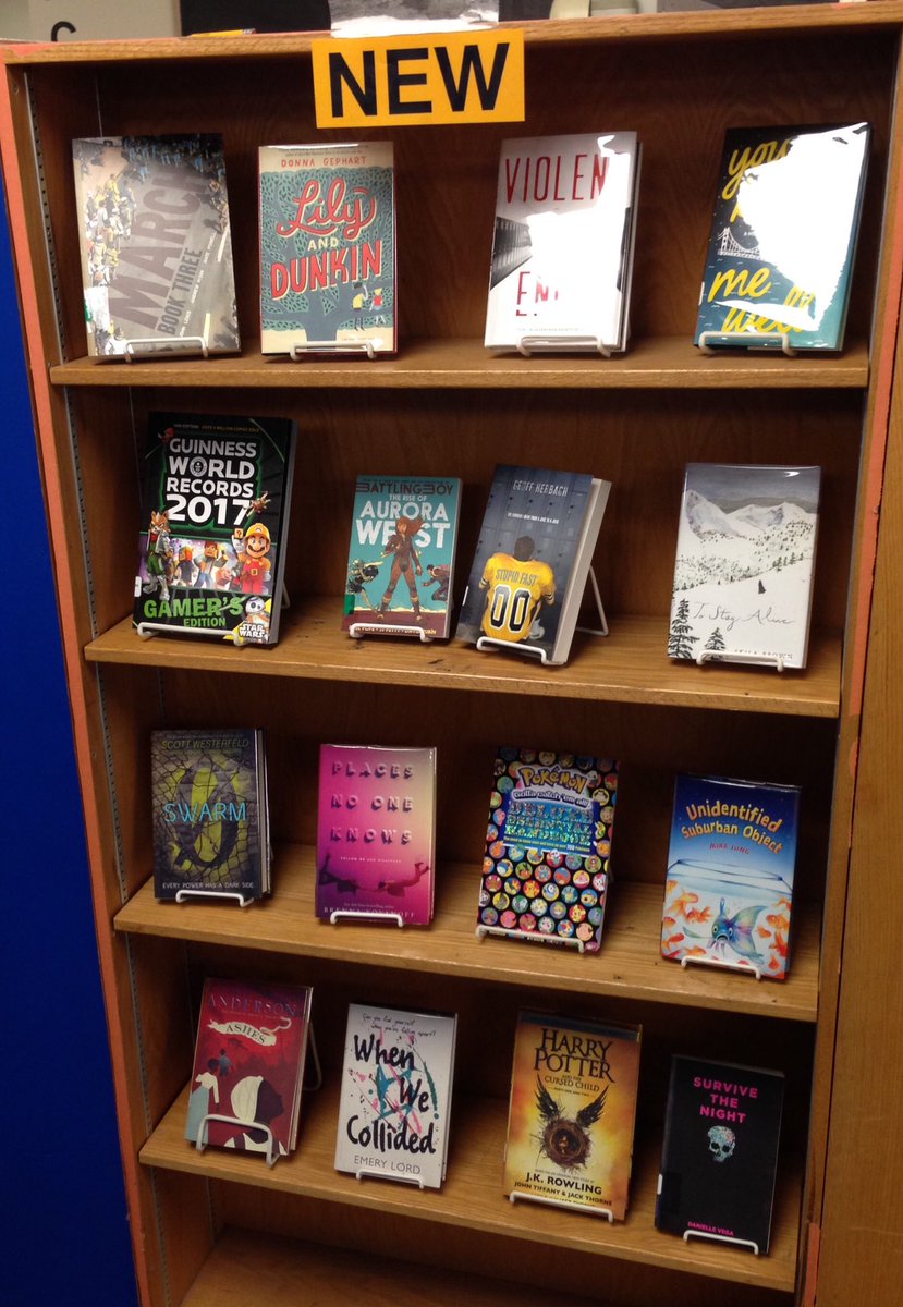 SennettLibrary's tweet photo. Come check out one of these brand new books now available in the #Sennettshines LMC! https://t.co/6EATgKROyN