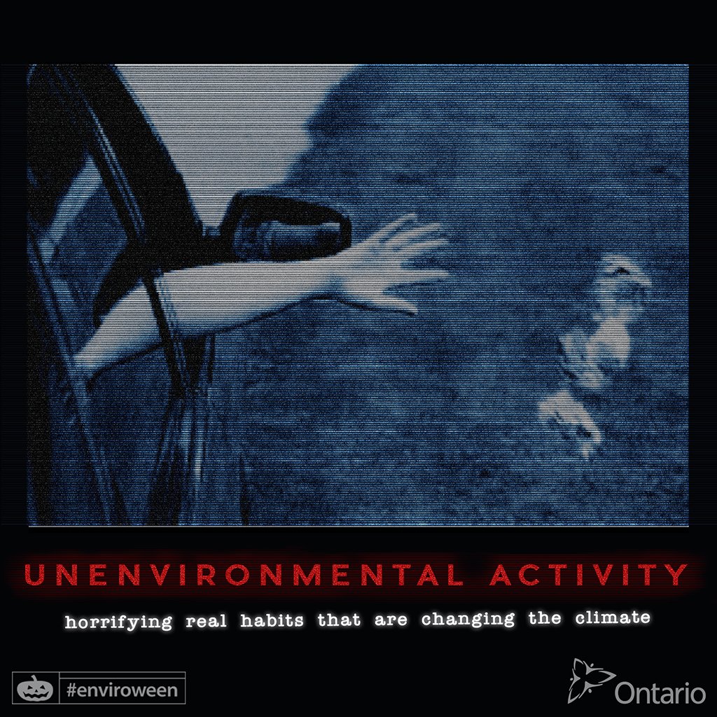 ONenvironment's tweet photo. Unenvironmental activity is all around us, but you can help fight these paranormal actions: https://t.co/F6nmjJLmrM #Enviroween https://t.co/Or2qGFZqDn