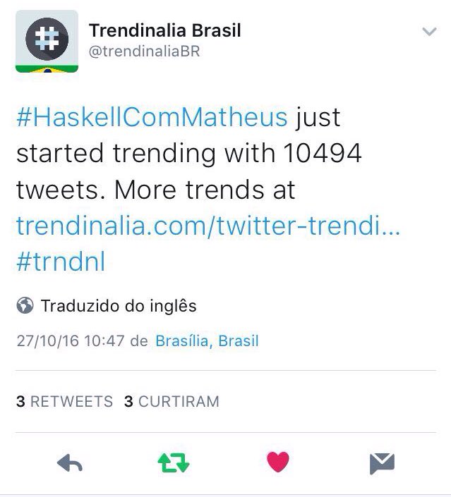 PortalUaiTheu's tweet photo. Objetivo dado pela @haskelloficial atingido com sucesso! Acho que esse fandom merece mais que um kit, o que acham? π #HaskellComMatheus https://t.co/MzEE0NRqtI