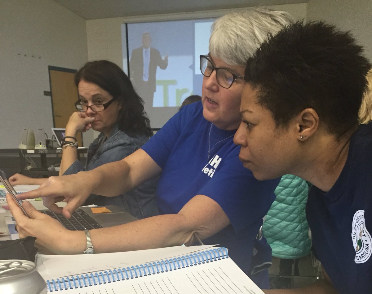 JMHSBarger's tweet image. Professional Learning continues with our JM teachers. Working hard for all our students. #TheJetWay