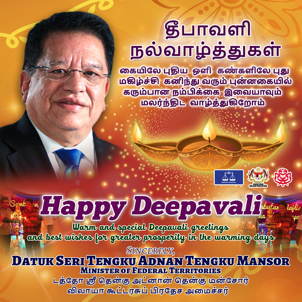 priyaka86's tweet photo. Happy Deepavali to all Indians @TengkuAdnanReal #WPCeria  https://t.co/jCBAkVOdjp @mathan2801
