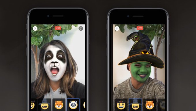 MonjuSarder's tweet photo. Facebook launches augmented reality selfie “masks” for Live video https://t.co/QhuUchRWgd