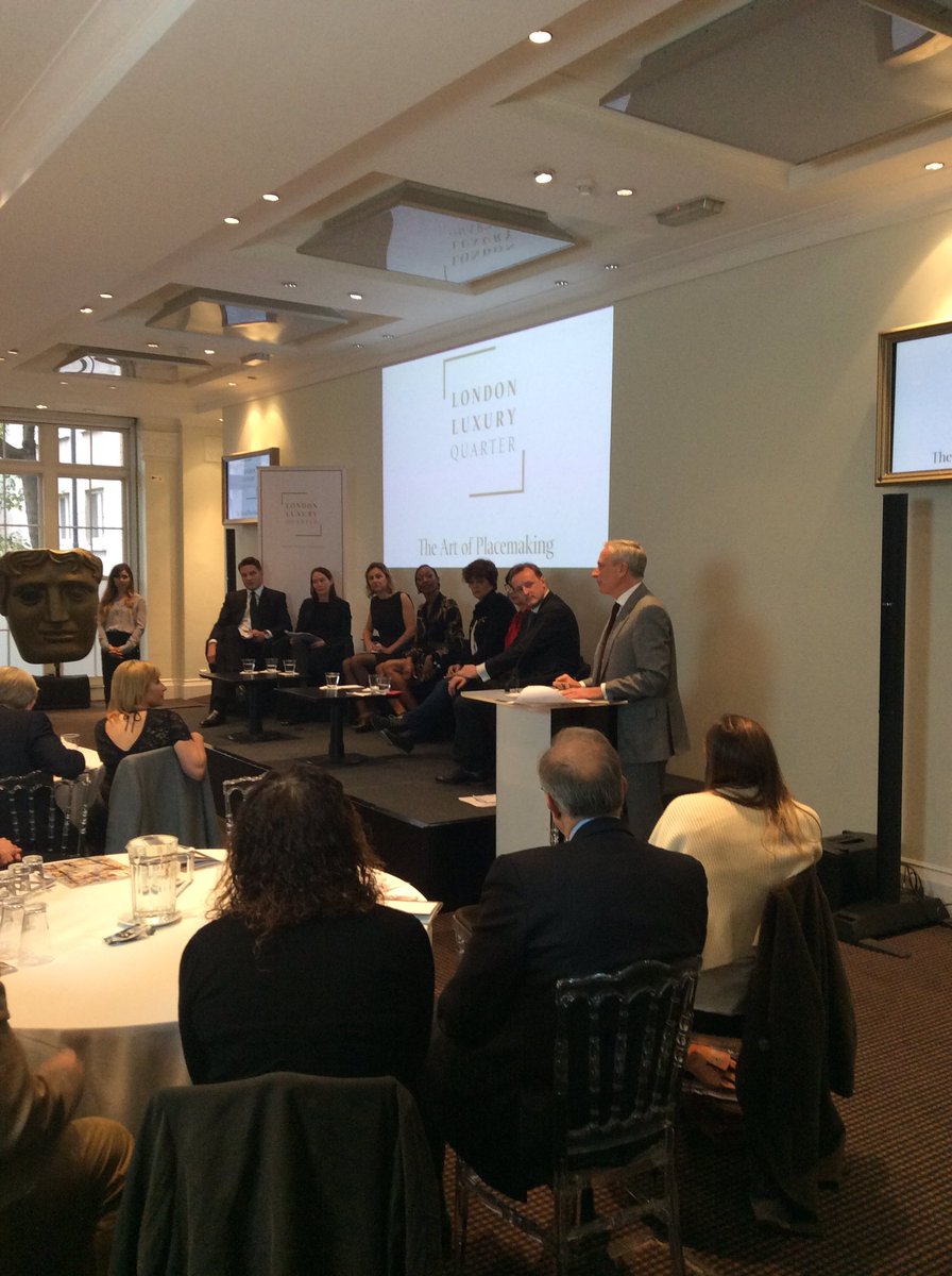 #Londonluxury Quarter Chairman Mark Henderson thanks and farewells #theartofplacemaking conference guests <a href="/BAFTA/">BAFTA</a>