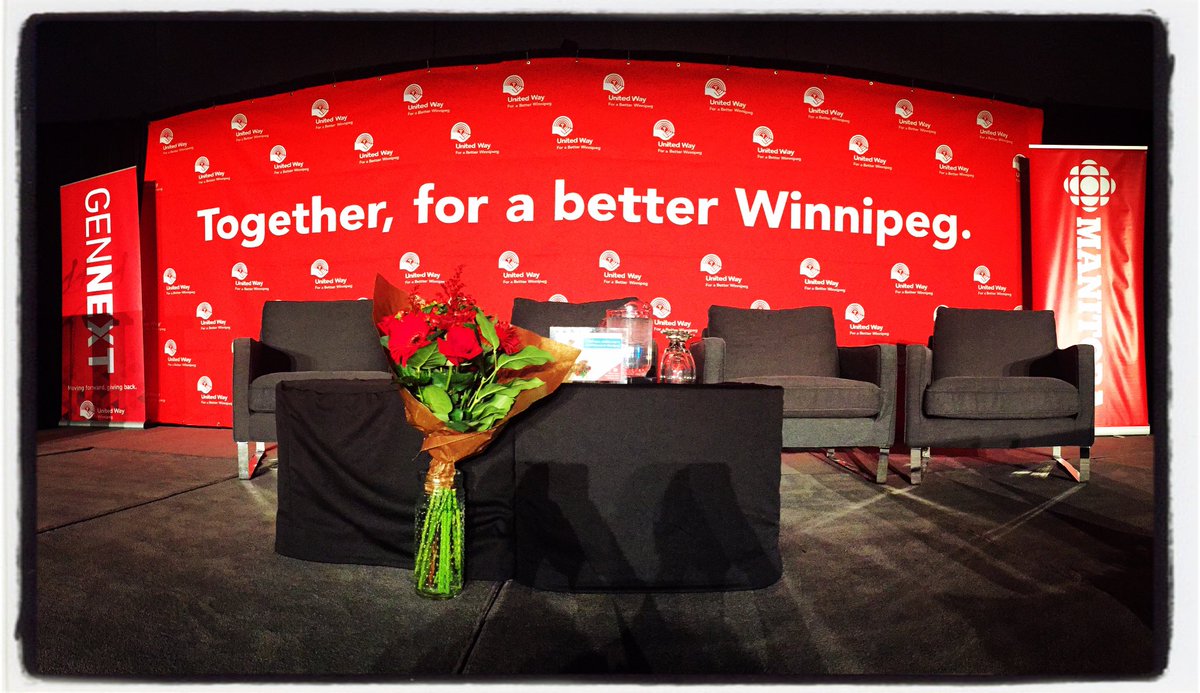 pamelaroz's tweet photo. #GenNextSum is ON! A full day of inspiration and, with @scottangus18 &amp; @Nifnerf on the mic, a LOT of laughs. #Winnipeg https://t.co/IWlajLfERq