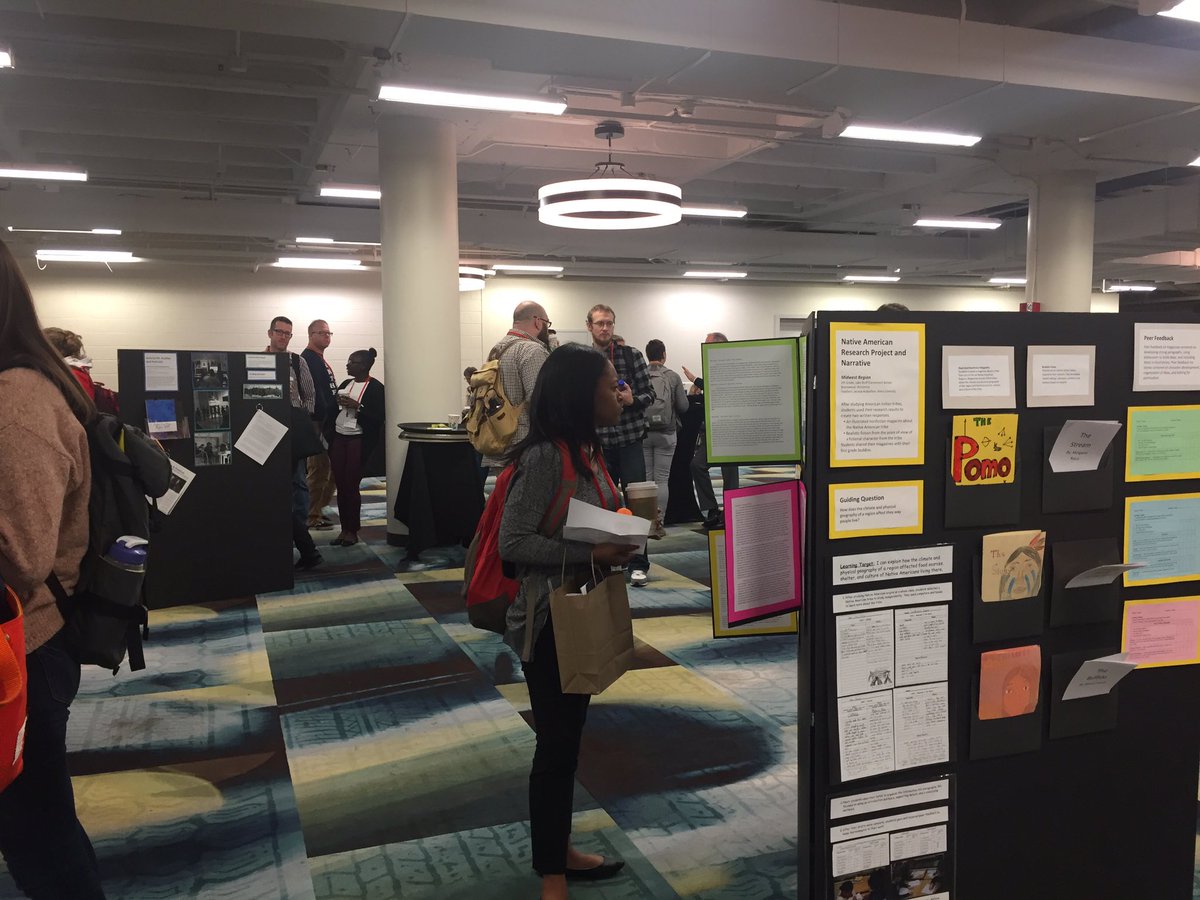 ELeducation's tweet photo. Beautiful, high-quality student work on display in the Ontario East room at #ELNC16 #WeAreCrew #studentworkmatters https://t.co/76xd7eqrC5