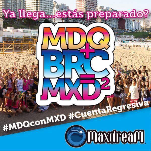 Se viene #MDQconMXD para toda la #Promo17 que supo elegir. 
#SeVieneMDQ #DaleQueDale ✌⭕🎉🎊🏄