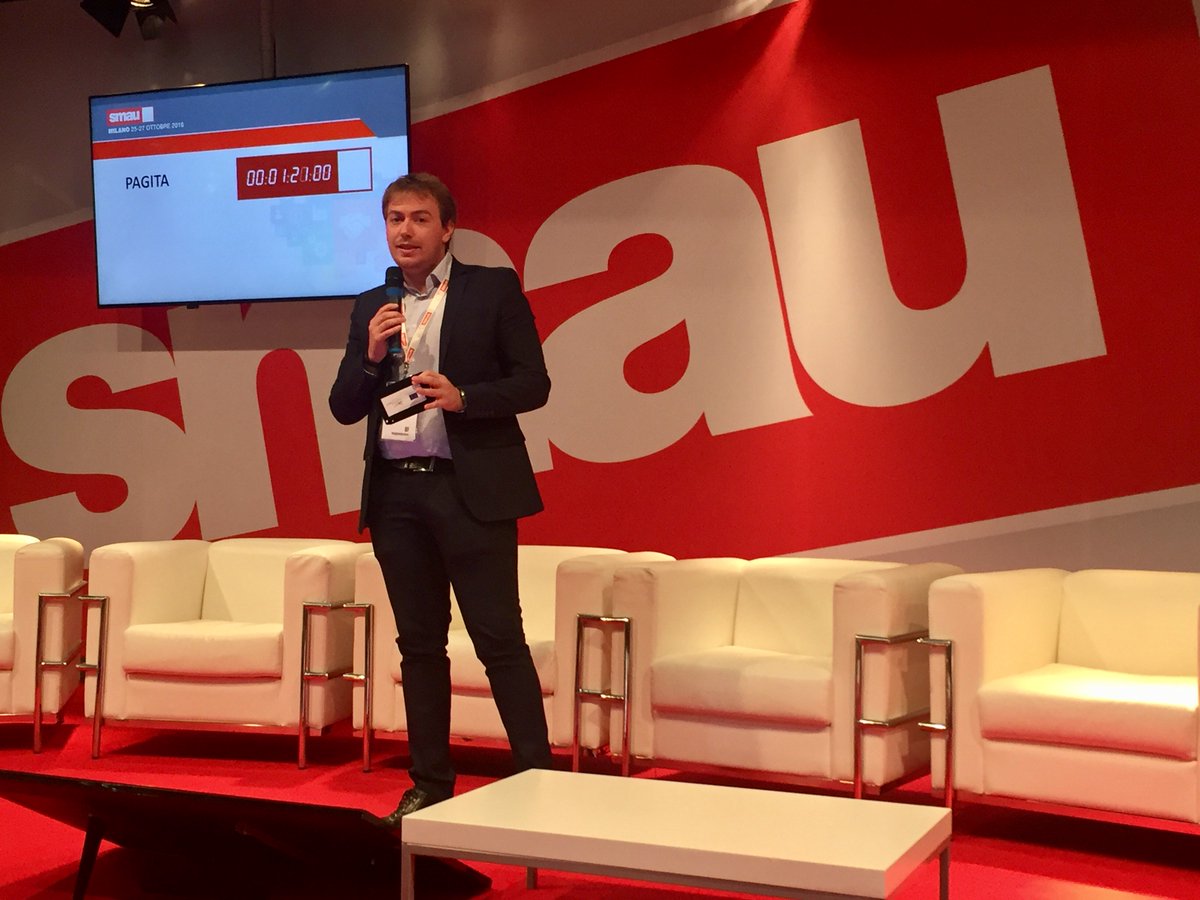 Il #MobilePayment di <a href="/PagitaApp/">PagitaApp</a> permette ai consumatori di acquistare i prodotti tramite app e monitorare i dati di vendita. #SMAU