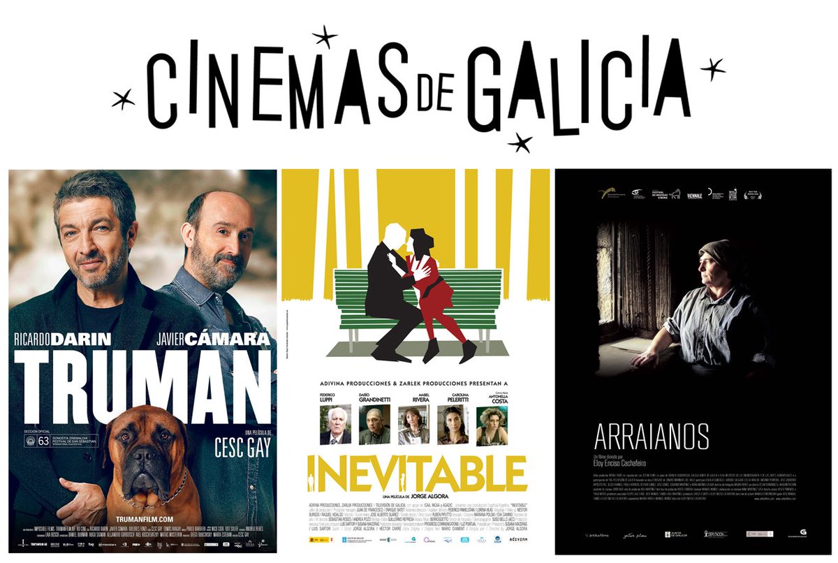 CinemasGalicia's tweet photo. Carteleira de Cinemas de Galicia para esta fin de semana no Carballiño, Cedeira e O Grove.  Consulta os horarios en https://t.co/z2UPUwQXRc https://t.co/i93Oa9H9rY