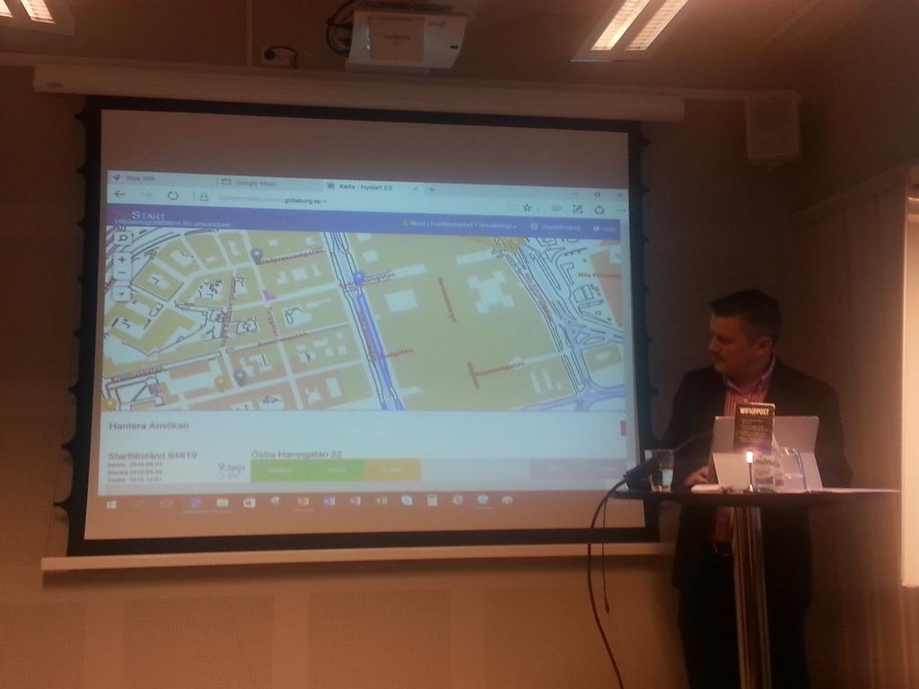 OPTICITIES's tweet photo. Live demo of #Gothenburg Nystart 2.0 online roadworks management and information system developed within #OPTICITIES https://t.co/B1ZsuIY5Bm
