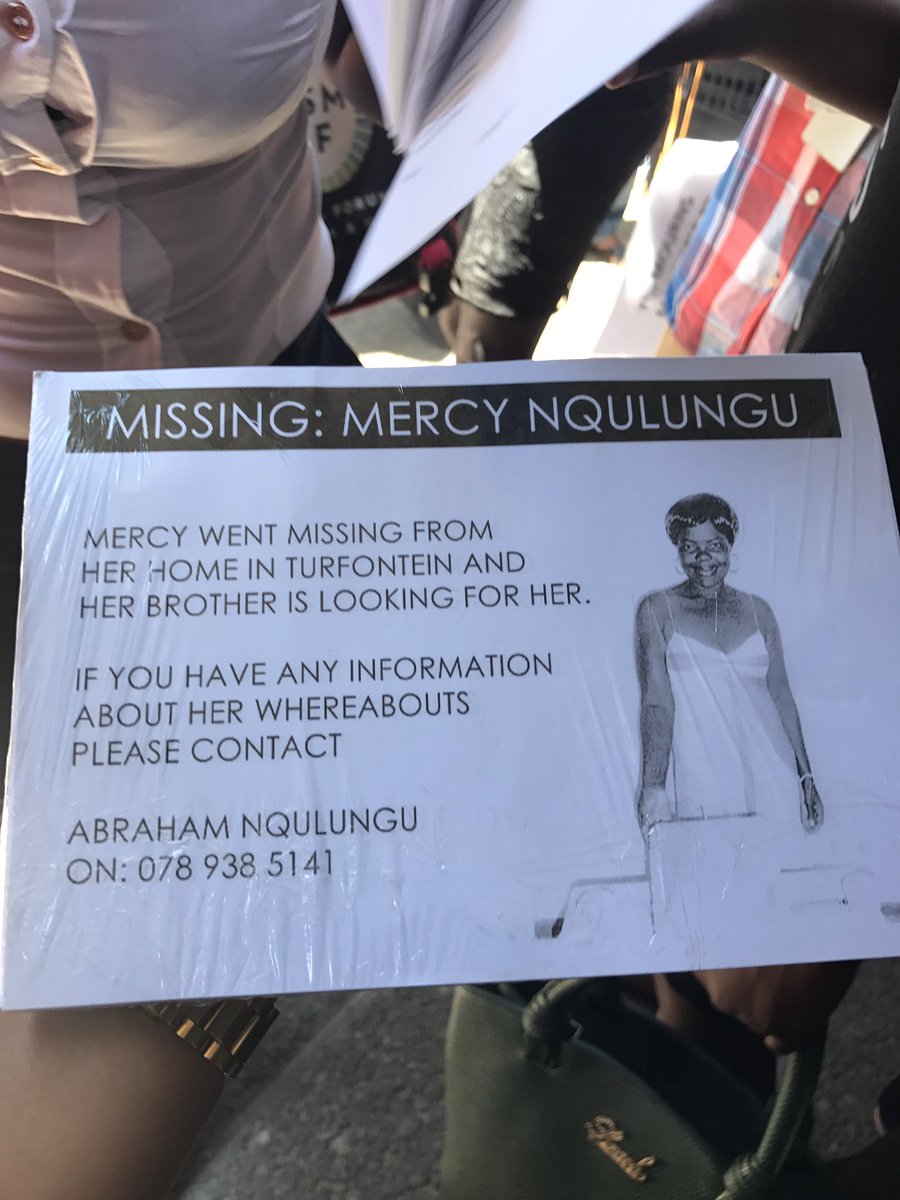 ewnreporter's tweet image. #Esidimeni this man is looking for his sister, Mercy (38). She went missing on 5/8 after escaping from an NGO in Potchefstroom. MR
