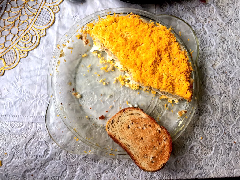 Божечки, какая вкусная Мимоза у меня получается