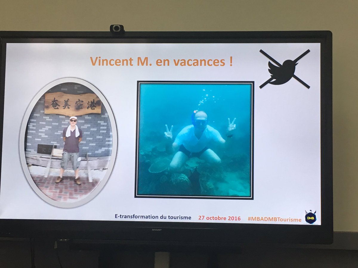 VincentMontet's tweet photo. #MBADMBTourisme Conclusion #Bim #DTG :-) https://t.co/sgqxXZtb2j