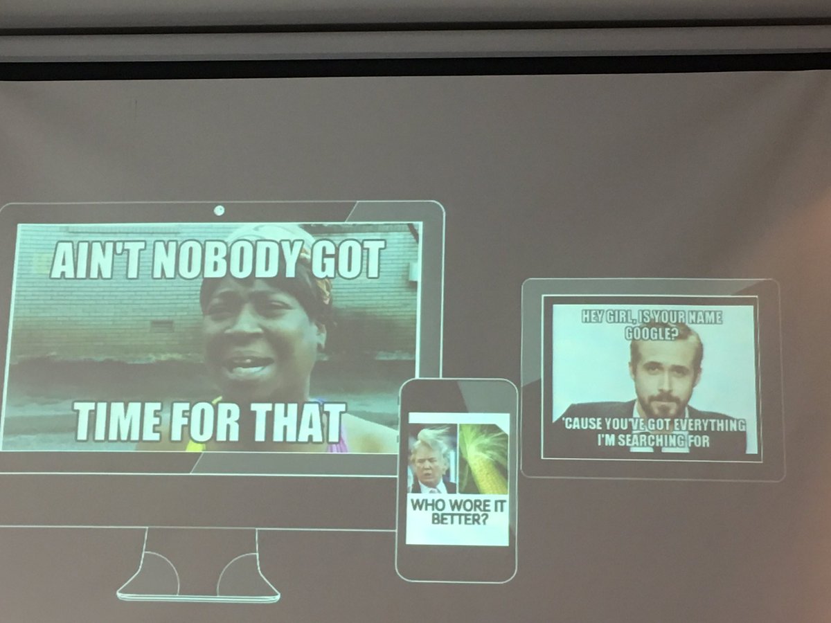HeidiPatmore's tweet photo. .@nicrosslee from @AdamsAdamslaw talking about intellectual property and copyright law around internet memes #IPcrammer https://t.co/V10lDDSmSK